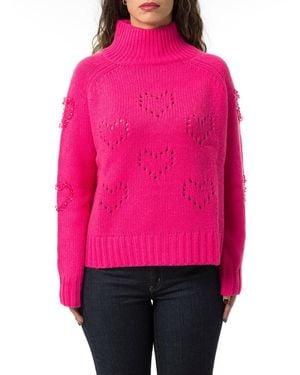 Mc2 Saint Barth Meghan Turtleneck Jumper - Pink