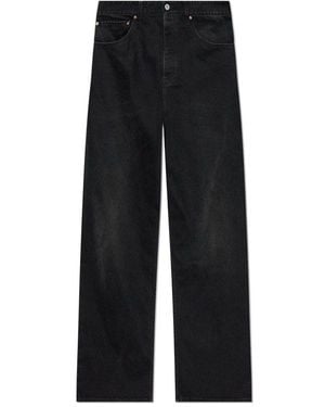 Vetements Jeans With Logo - Black