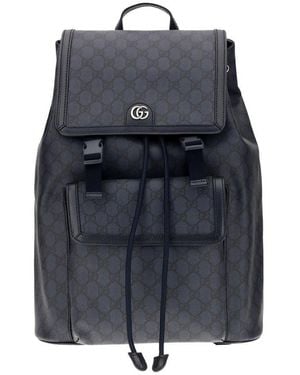 Gucci Ophidia Large Backpack - Grey