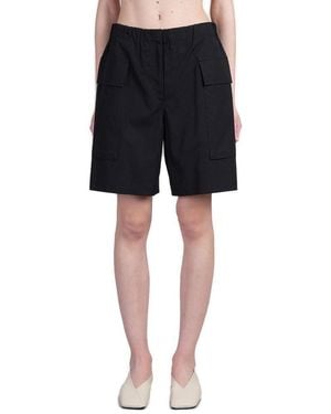 Jil Sander Poplin Shorts - Black