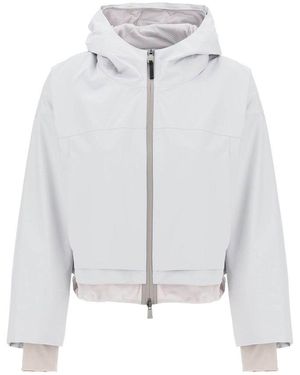 Herno Hooded Paclite Jacket - White