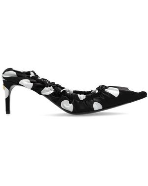 Dolce Gabbana Polka Dot Printed Pumps in Black Lyst UK