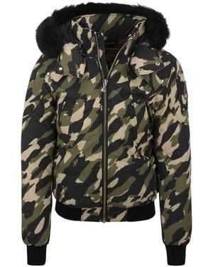 Moose Knuckles Ballistic - Hooded Bomber Jacket - Black