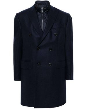 Fay Double-Breasted Jacket - Blue