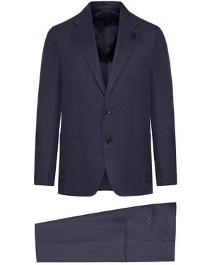 Lardini Single-Breasted Tailored Suit - Blue