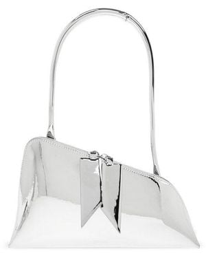 The Attico Sunrise Shoulder Bag - White