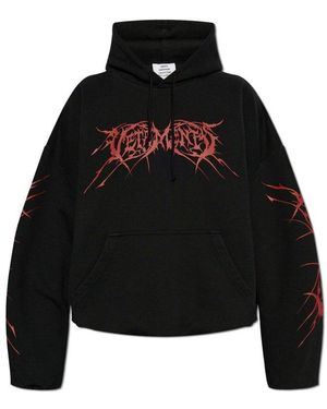 Vetements Metal Logos Sweater in Black for Men | Lyst