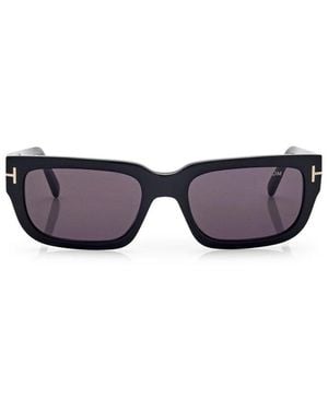 Tom Ford Lelio Square Frame Sunglasses - Black