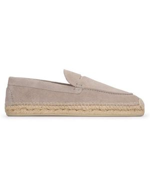 Christian Louboutin Paquepapa Rounded Loafers - Natural