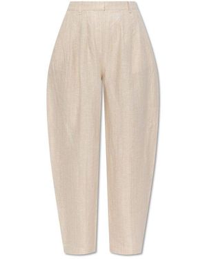 Posse Lucille Pinstripe Trousers - White