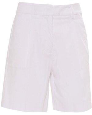 K-Way Nive Twill Tech Bermuda Shorts - White