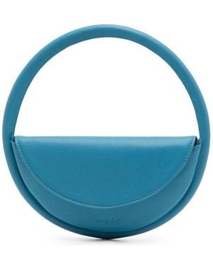 Marsèll Tuttotonda Logo-Debossed Mini Clutch Bag - Blue