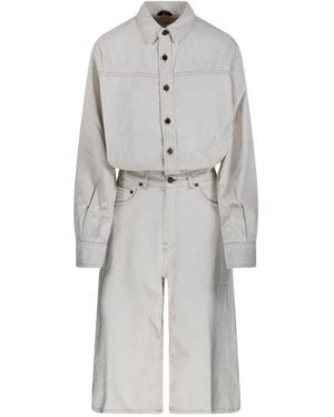 Haikure Single-Breasted Suit - Grey