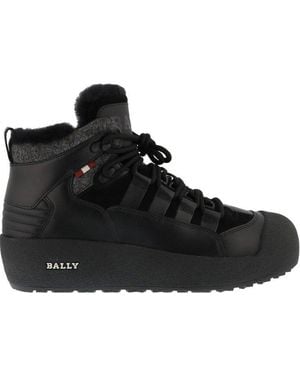 Bally Cusago Lace-Up Boots - Black