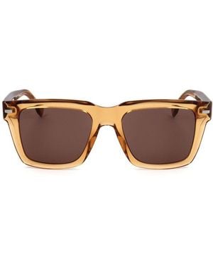 BOSS Square Frame Sunglasses - Brown