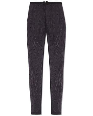 DSquared² Embellished Sheer Leggings - Blue