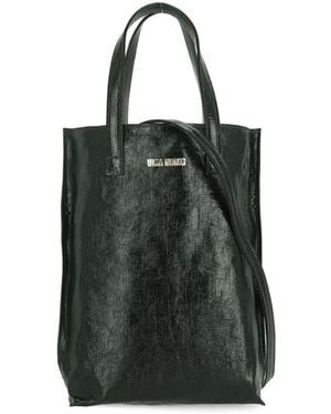 Uma Wang Logo Printed Medium Case Tote Bag - Black