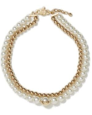 Miu Miu Layered Necklace - Metallic