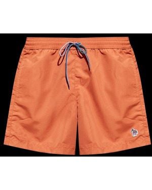 Paul Smith Zebra-Patch Swim Shorts - Black