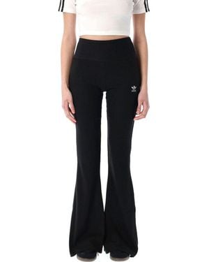 adidas Originals Essentials Rib Flared Leggings - Black