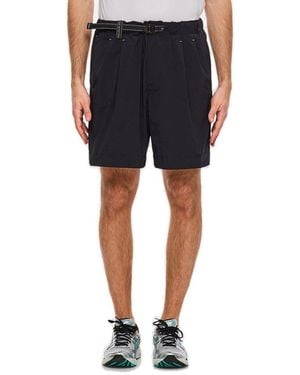 and wander Belted Waist Shorts - Blue