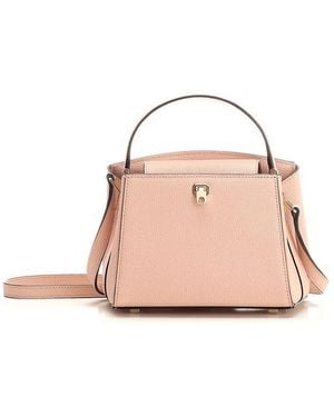 Valextra Brera Micro Crossbody Bag - Pink