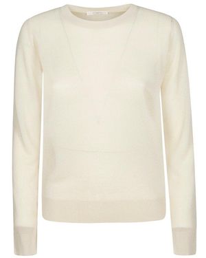 Zanone Crew Neck Sweater - Natural