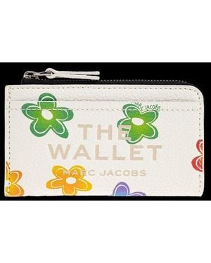 Marc Jacobs Ild Daisy Top Zip Wallet - Black