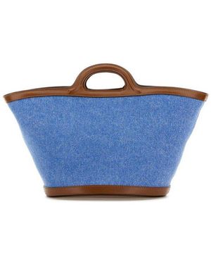Marni Denim Bucket Bag in Blue | Lyst