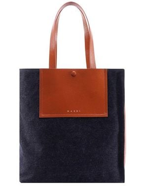 Marni Leather Shoulder Bags - Blue