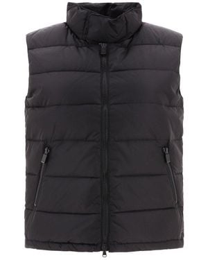 Aspesi Funnel-Neck Padded Gilet - Black