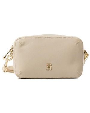 Tommy Hilfiger Chic Th Monogram Camera Bag - Natural