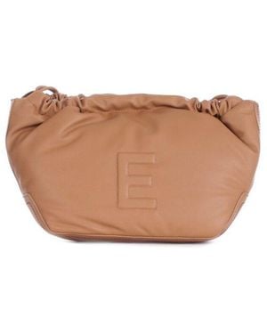 Ermanno Scervino Logo Embossd Tote Bag - Brown