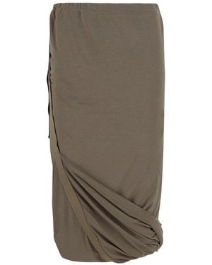 Helmut Lang Asymmetrical Jersey Skirt - Grey