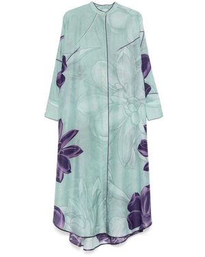F.R.S For Restless Sleepers F.R.For Restless Sleepers Floral Maxi Dress - Blue