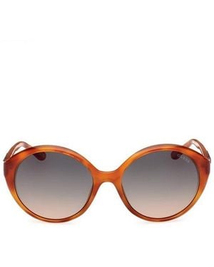 Guess Oval Frame Sunglasses - Brown