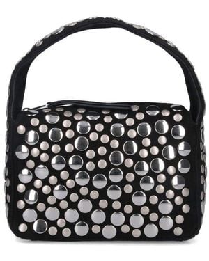 KHAITE All Over Studs Embellished Bags - Black