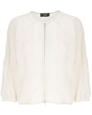 Peserico Zip-Up Jacket - White