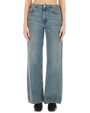AMISH Wide Leg Jeans - Blue