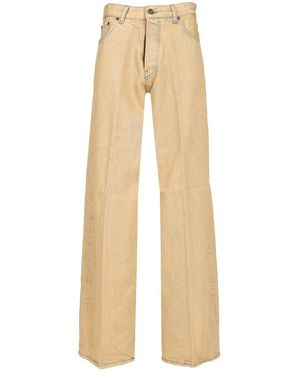 Haikure Bethany Overdyed Wide Leg Jeans - Natural