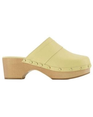 Aeyde Aeyde Bibi Slide Flats - Yellow