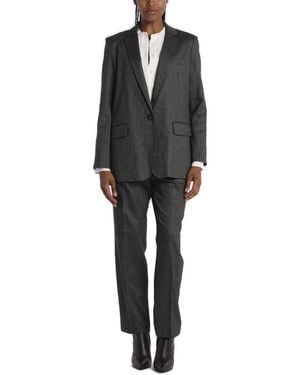 Vanessa Bruno Single Breaasted Striped Tailored Blazer - Black