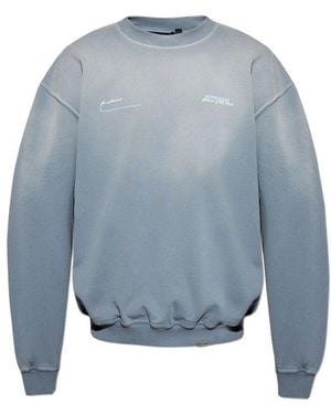 Represent Signature Logo Crewneck Jumper - Blue