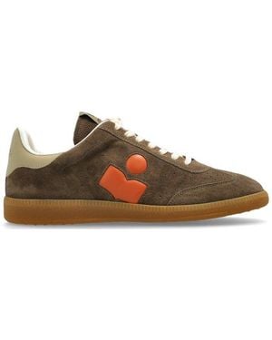 Isabel Marant Logo Printed Low-Top Trainers - Brown