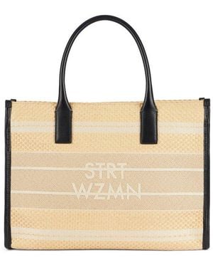 Stuart Weitzman Sw Tote Bag - Natural