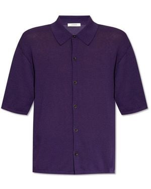 Lemaire Cotton Shirt - Purple