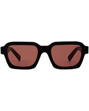 Retrosuperfuture Caro Rectangle Frame Sunglasses - Brown