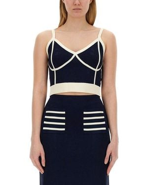 Baum und Pferdgarten Cypre Bustier Top - Blue