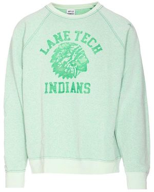WILD DONKEY Lanetech Crew Neck Sweater - Green