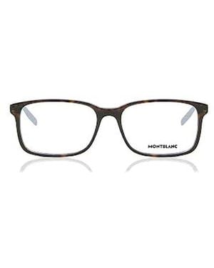 Montblanc Rectangular Frame Glasses - Black